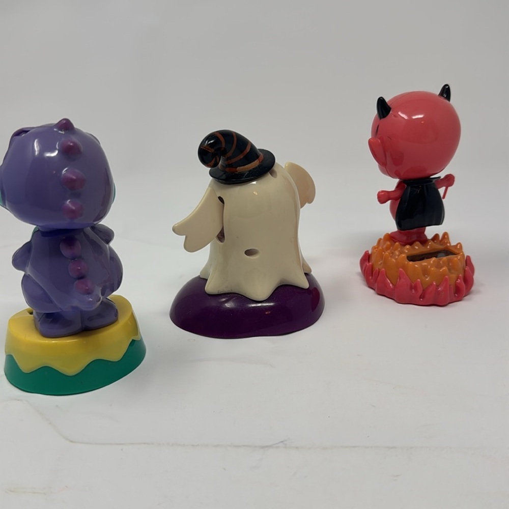 Solar bobble heads - set of 3 dinosaur, ghost, devil - Picture 3 of 6